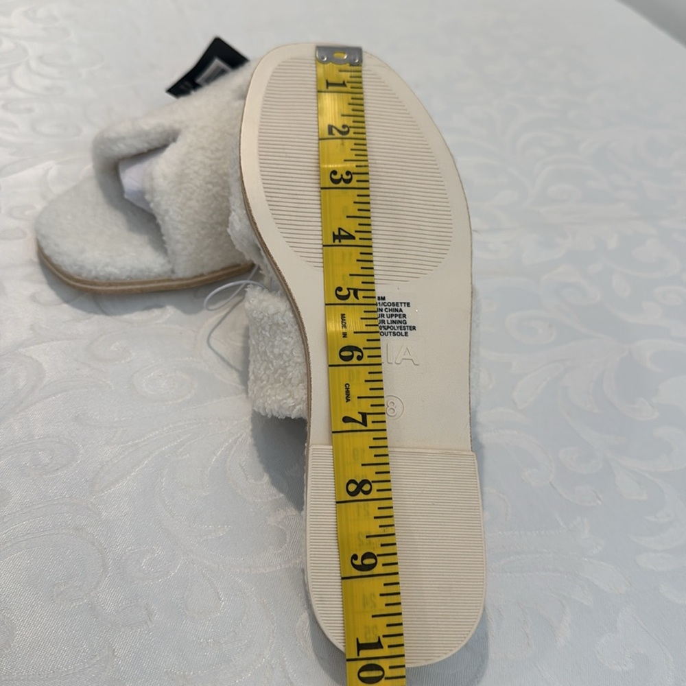 MIA Cosette Faux Shearling Sandal. Ladies Size 8 - Picture 11 of 11